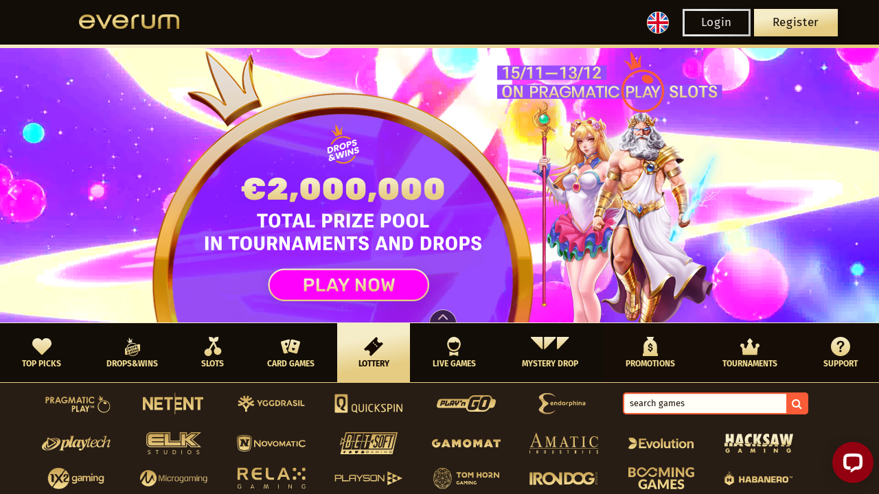 Everum Casino review Screenshot Everum Casino review Screenshot
