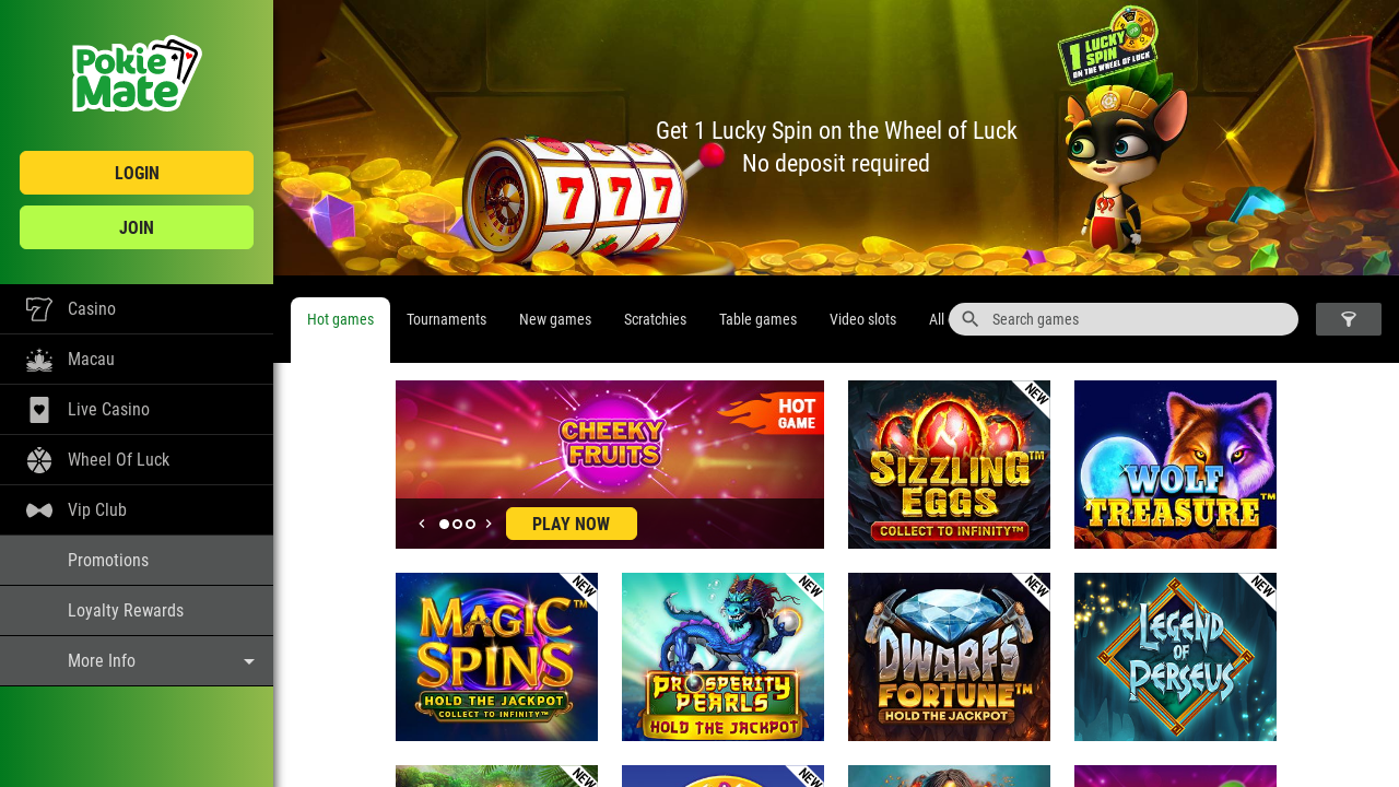 Pokie Mate Casino review Screenshot Pokie Mate Casino review Screenshot
