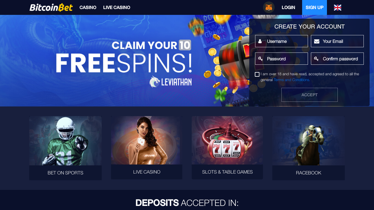 BitcoinBet review Screenshot BitcoinBet review Screenshot
