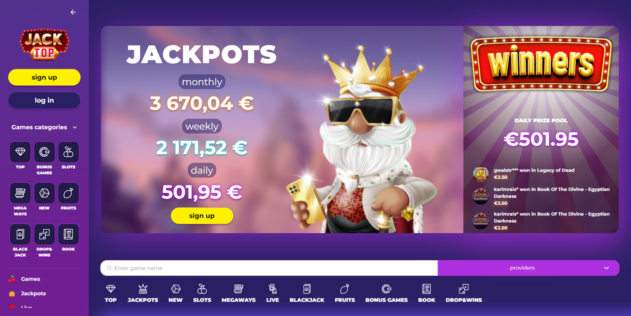 JackTop Casino review ️ Safe & Secure? 04/2024