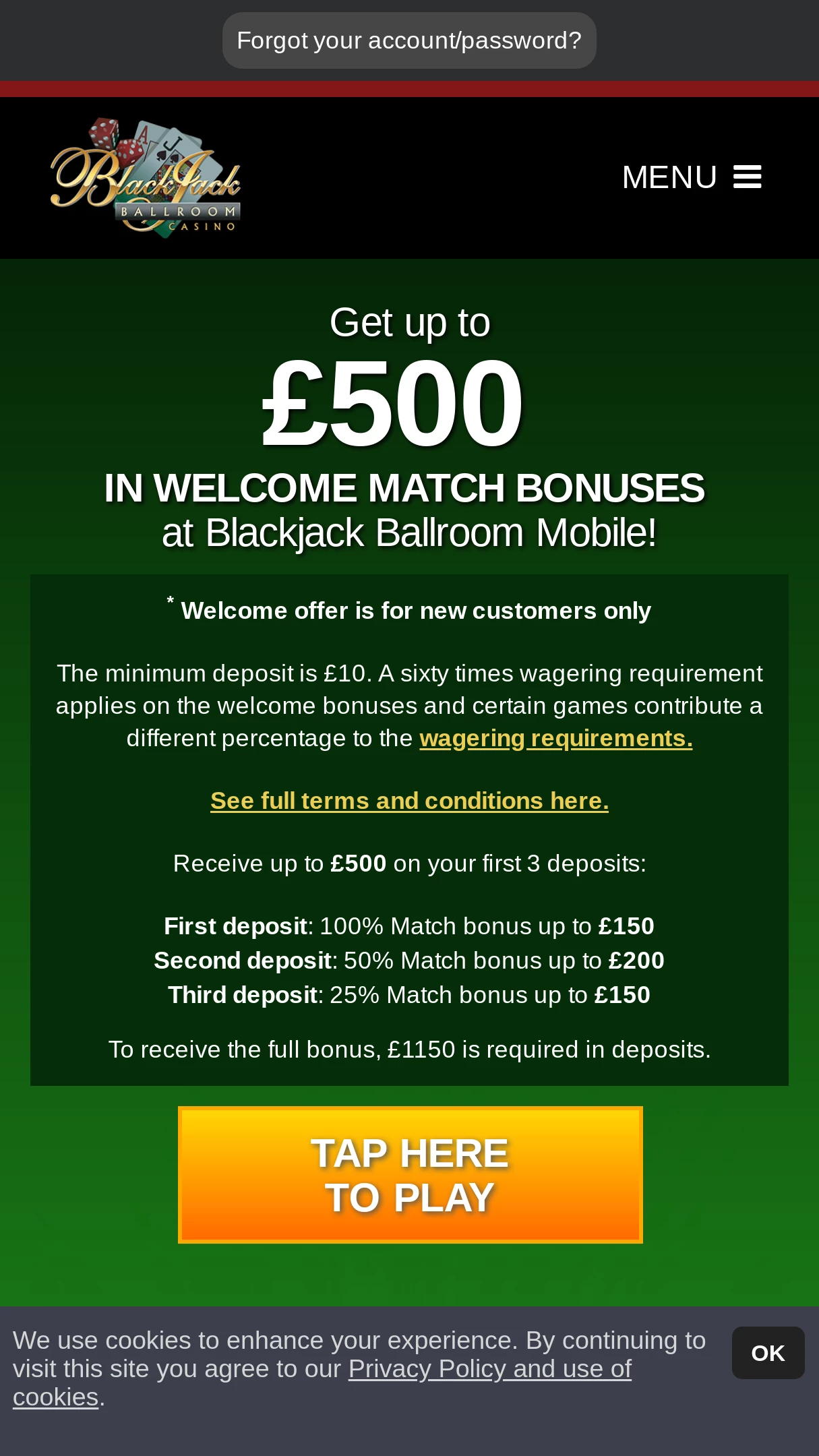 blackjack ballroom casino instant play