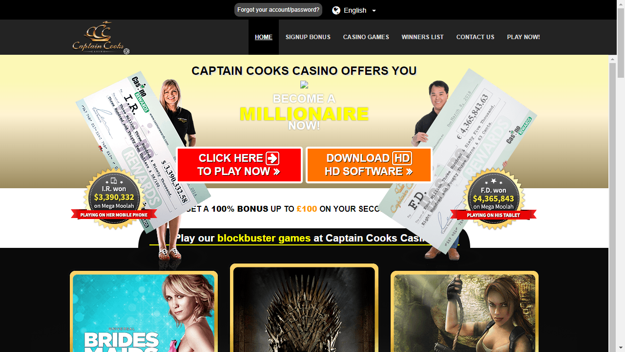 Captain Cooks Casino App