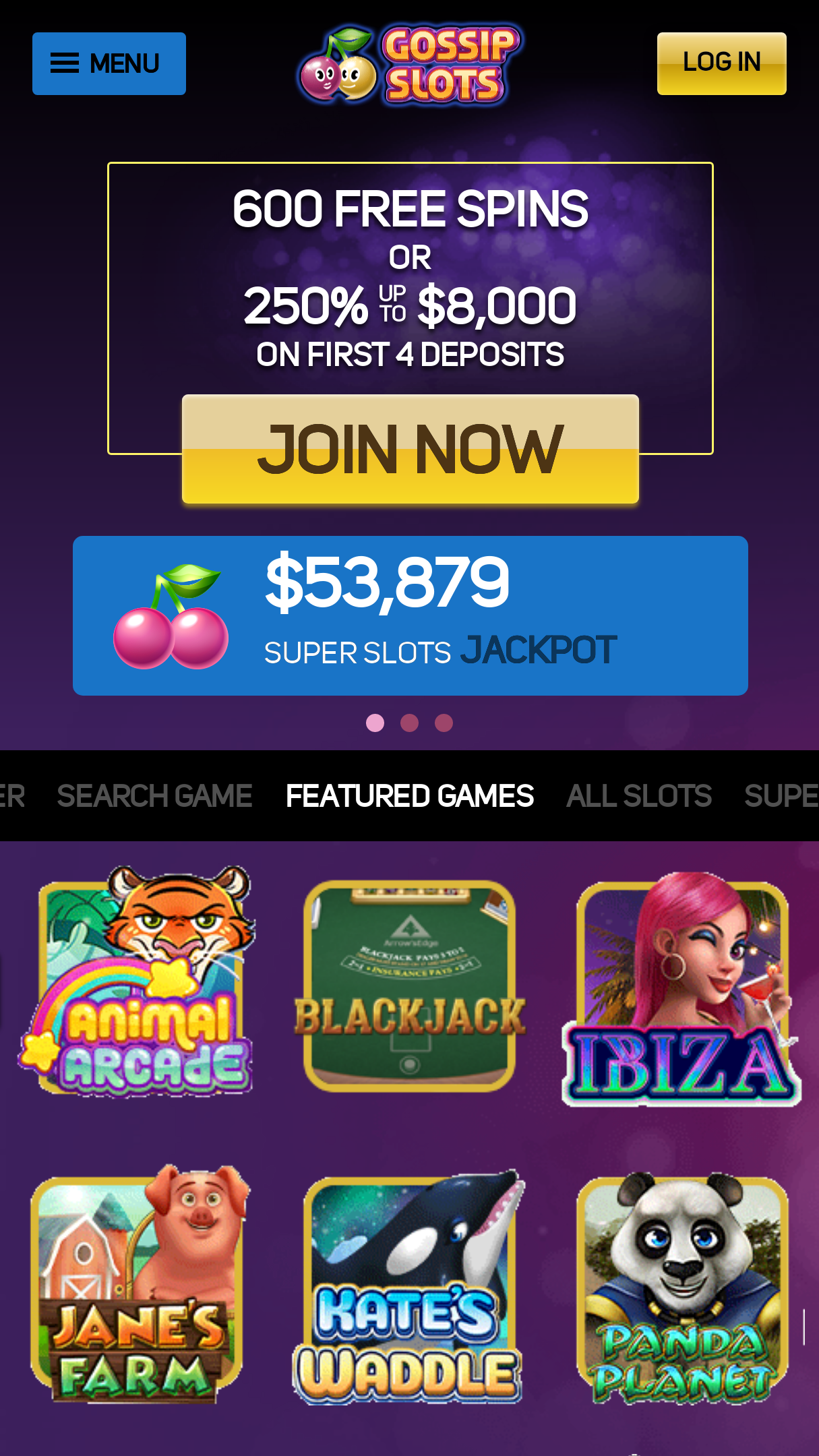 375 Gossip Slots Free Spins in March 2020 Claim now!