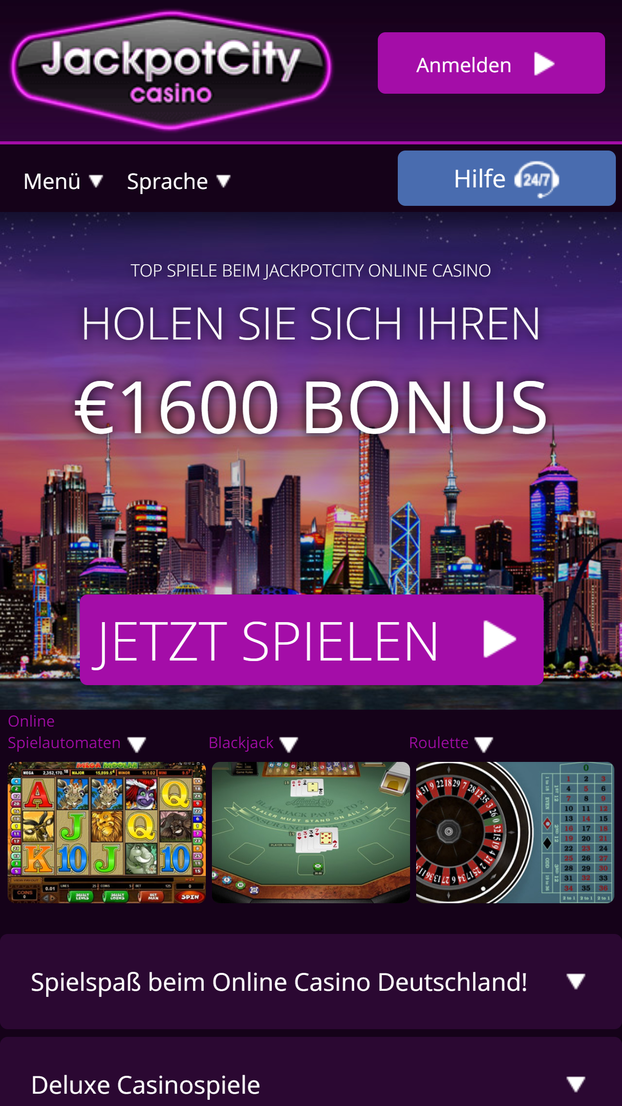 jackpot city android