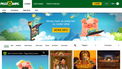 Piggy Bang Casino Screenshot Piggy Bang Casino Screenshot