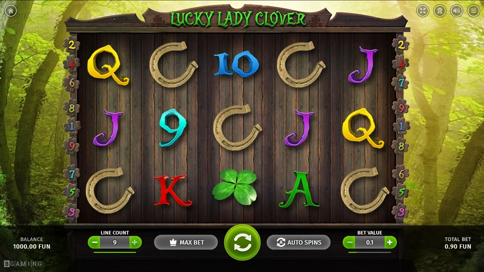 Lucky clovers slots game