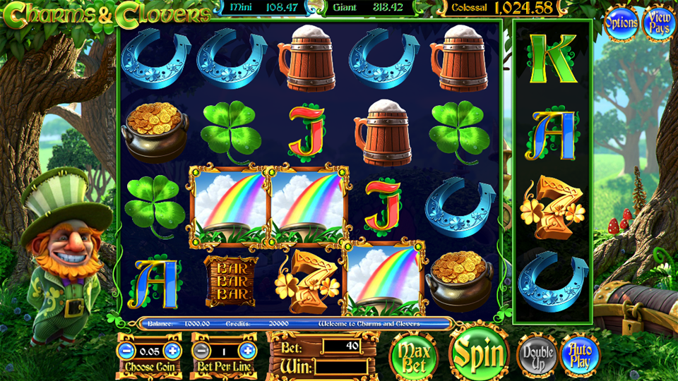 Charms clovers slot machine online betsoft mobile]