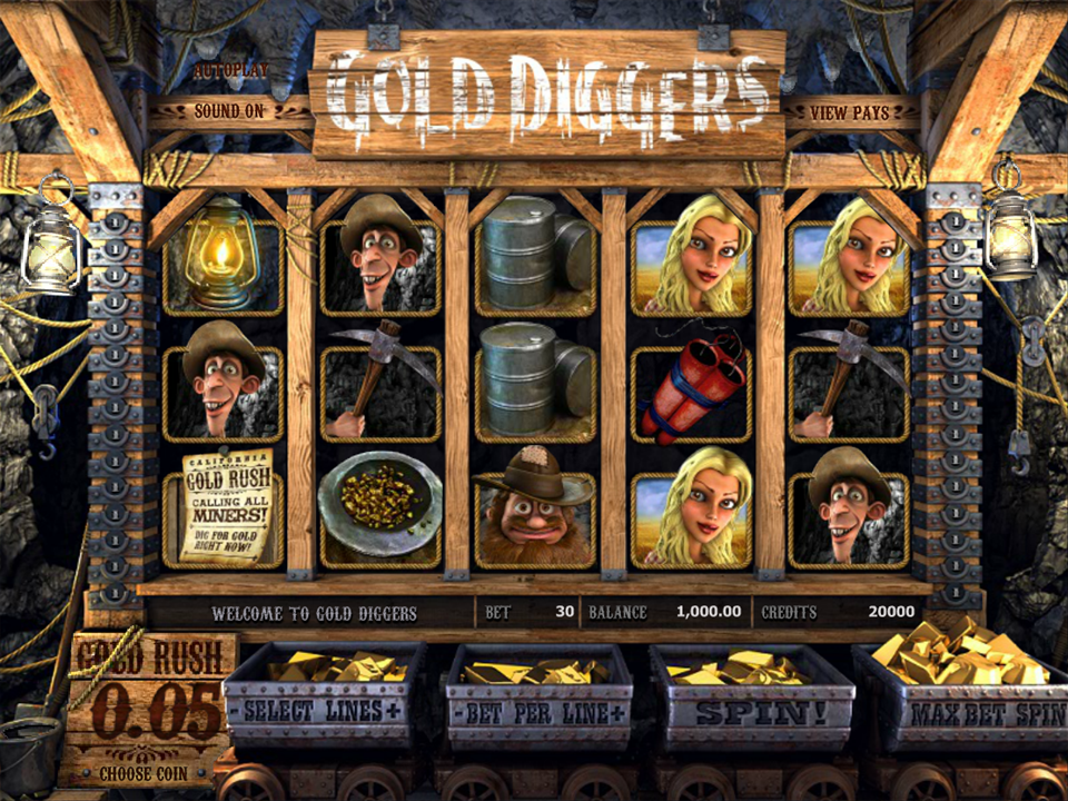 Gold Diggers Slot Game