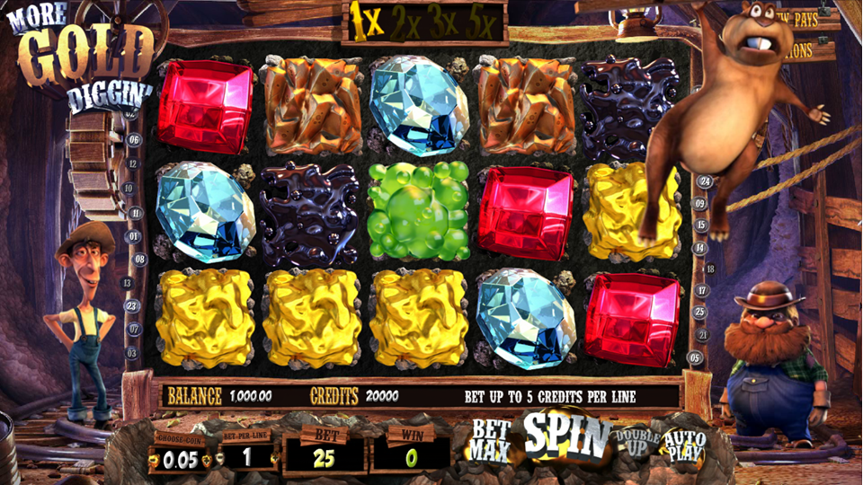 BetSoft More Gold Diggin Slot Review