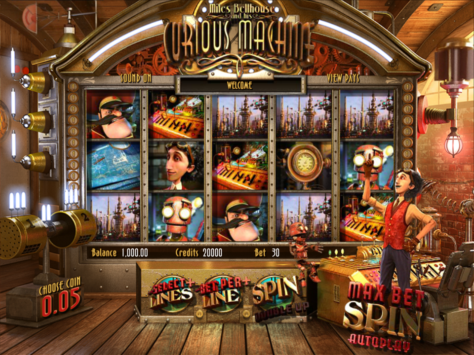 BetSoft The Curious Machine Slot Review