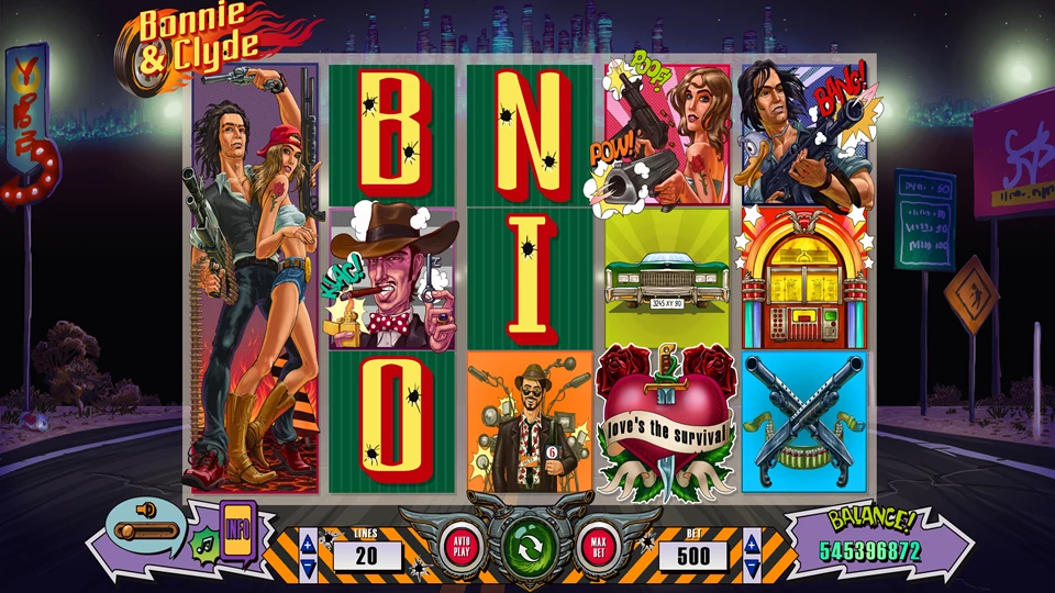 Bonnie and clyde slot machine