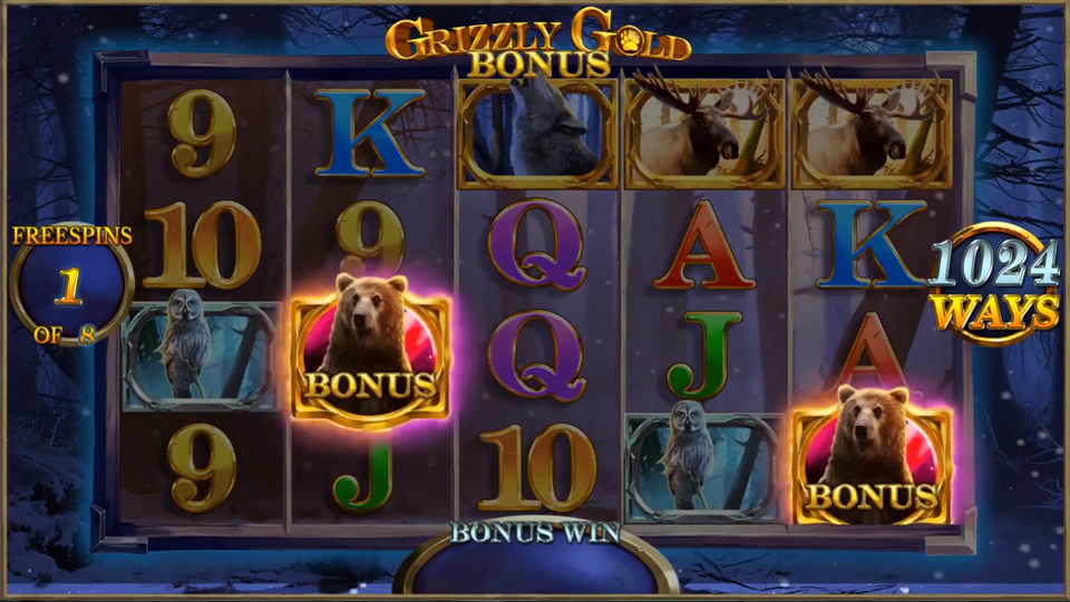 Blueprint Gaming Grizzly Gold featuring Jackpot King Slot Review