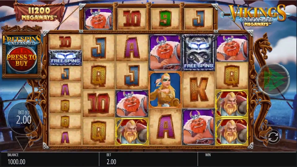 Blueprint Gaming Vikings Unleashed Megaways Slot Review
