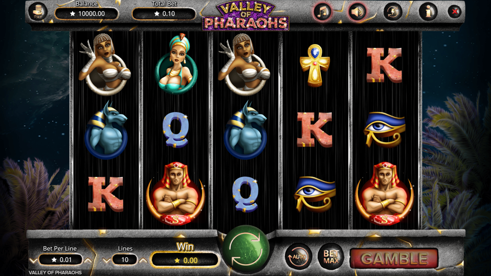 Booming Games (BG) Valley of the Pharaos Slot Review