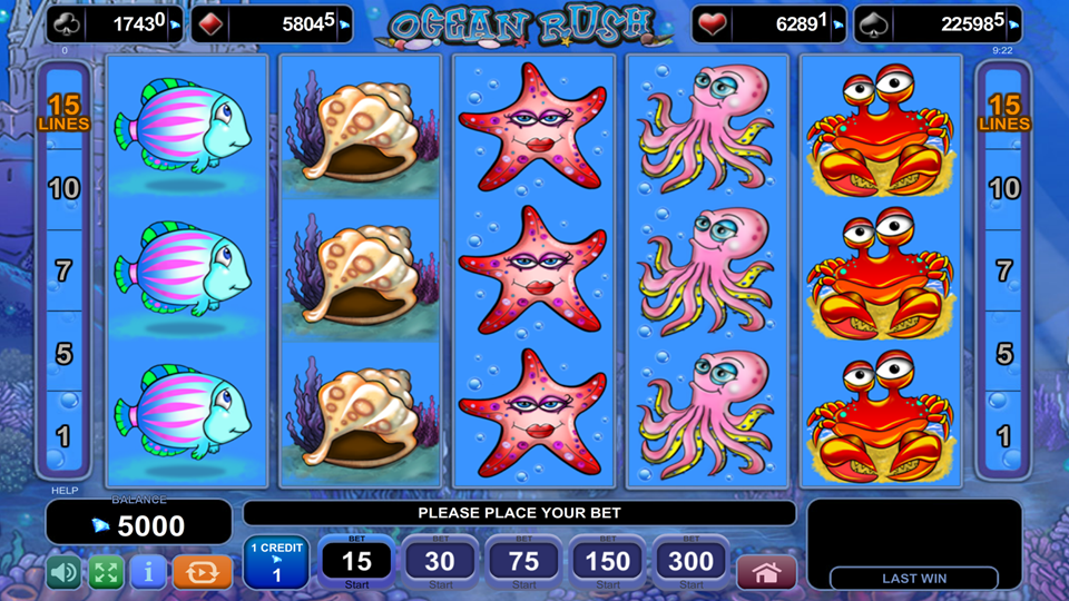 EGT Ocean Rush Slot Review