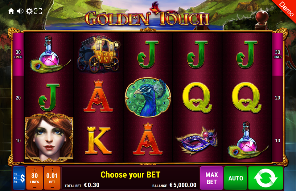 Gamomat Golden Touch Slot Review