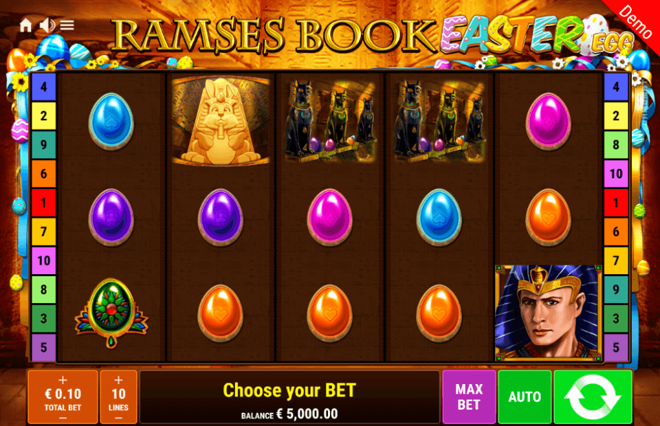 Gamomat Ramses Book Easter Egg Slot Review