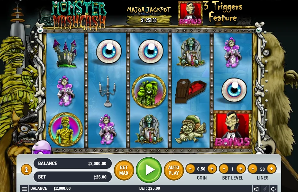 Monster mash slot machine machines