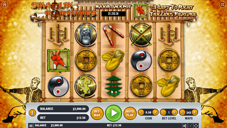 Habanero Shaolin Fortunes Slot Review