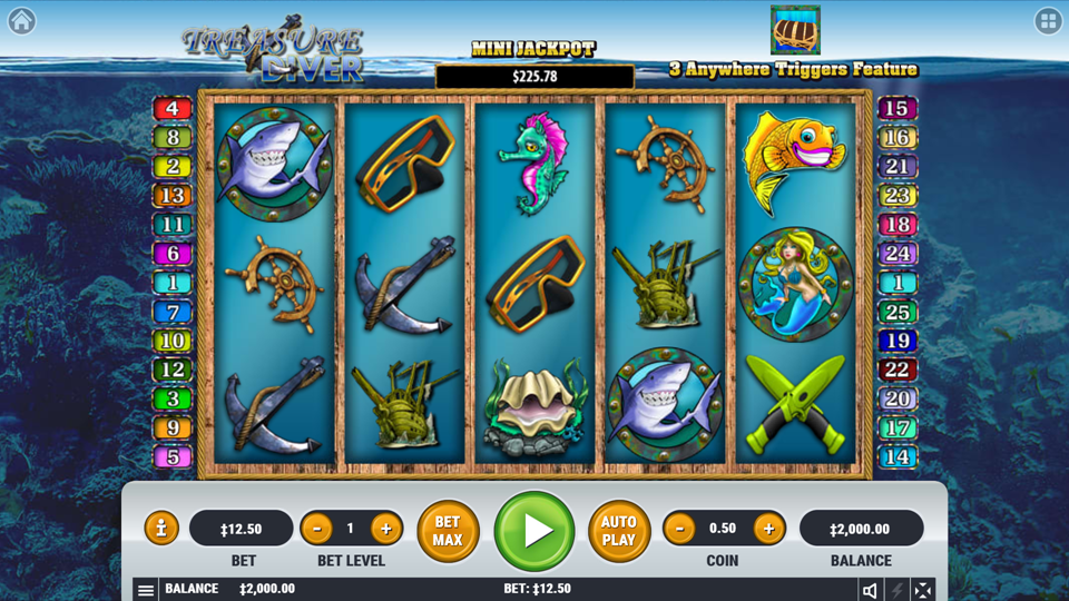 Habanero Treasure Diver Slot Review