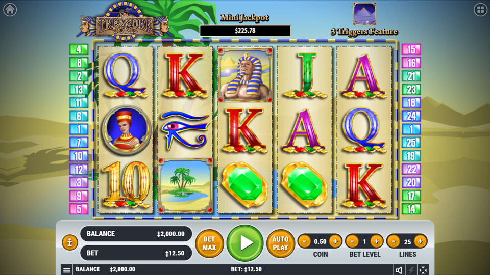 Habanero Treasure Tomb Slot Review