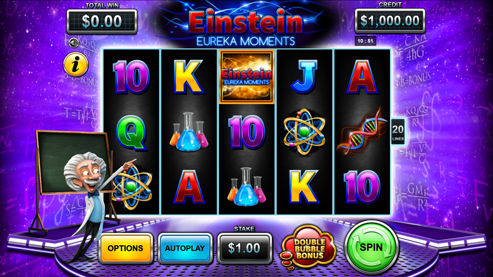 Leander Games Einstein Slot Review