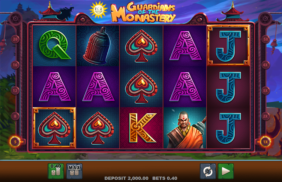 Edict (Merkur Gaming) Guardians of the Monastery Slot Review