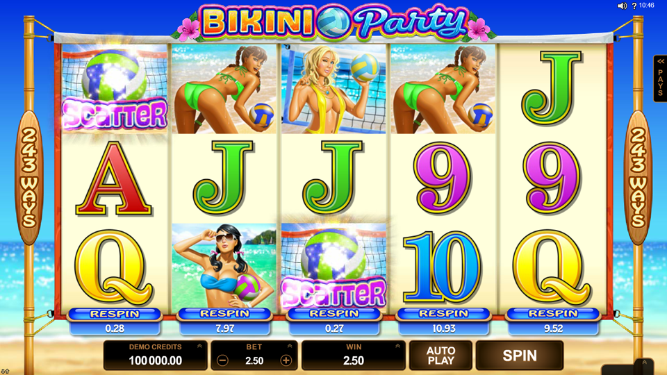 Microgaming Bikini Party Slot Review