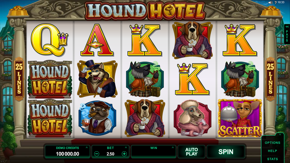 Microgaming Hound Hotel Slot Review