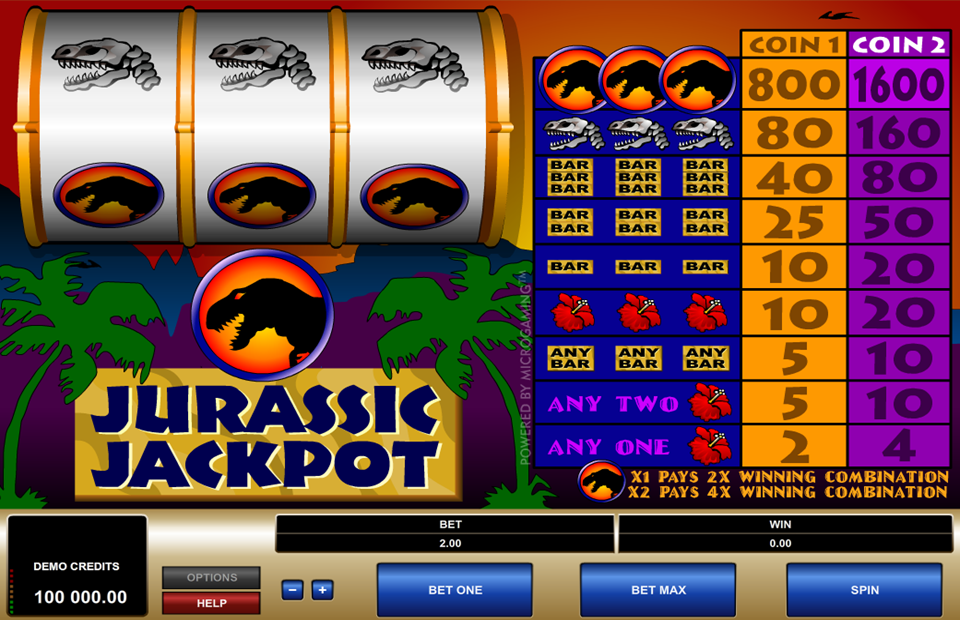Microgaming Jurassic Jackpot Slot Review