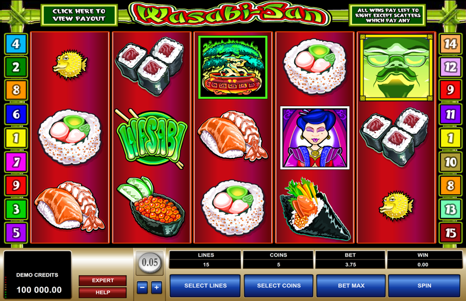 Microgaming Wasabi Sun Slot Review