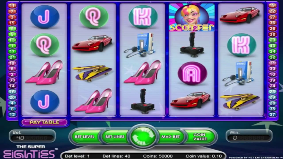 NetEnt The Super Eighties Slot Review