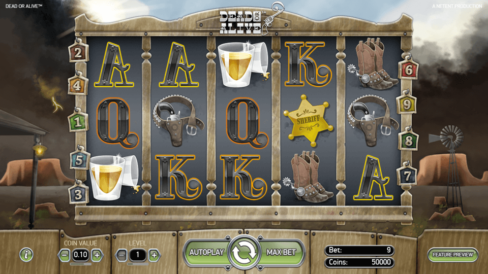 NetEnt Dead or Alive Slot Review