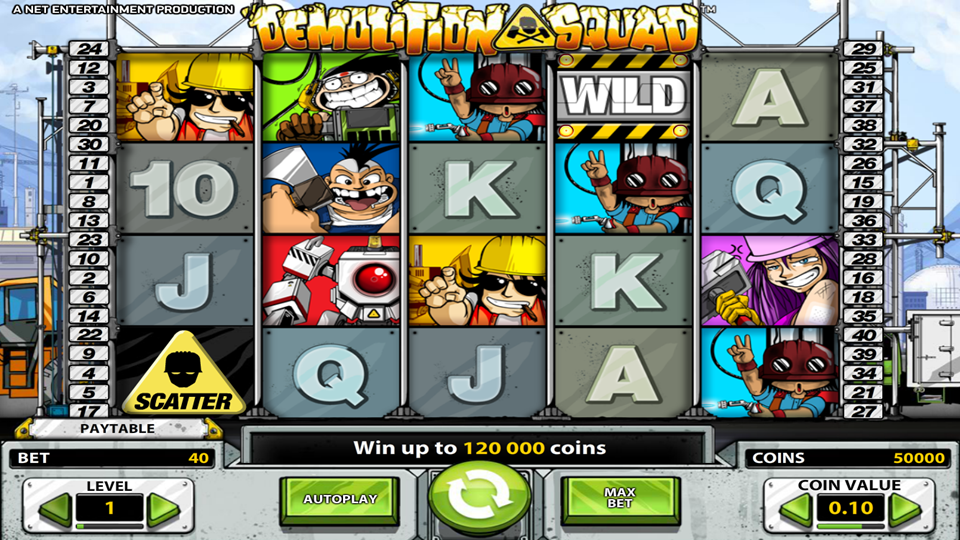 NetEnt Demolition Squad Slot Review