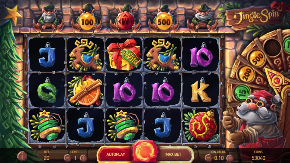 NetEnt Jingle Spin Slot Review