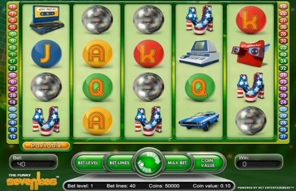 NetEnt The Funky Seventies Slot Review