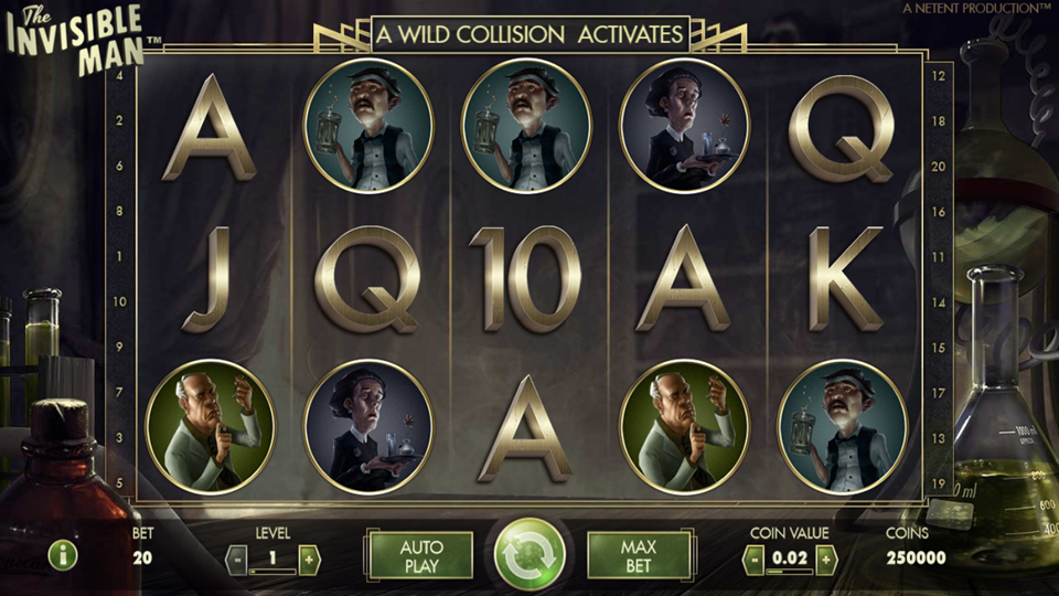 NetEnt The Invisible Man Slot Review