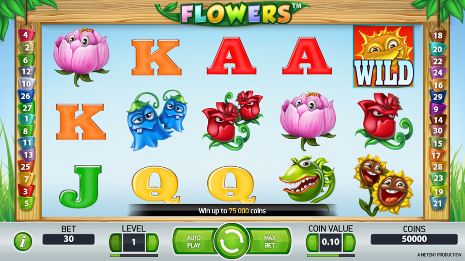 NetEnt Flowers Slot Review