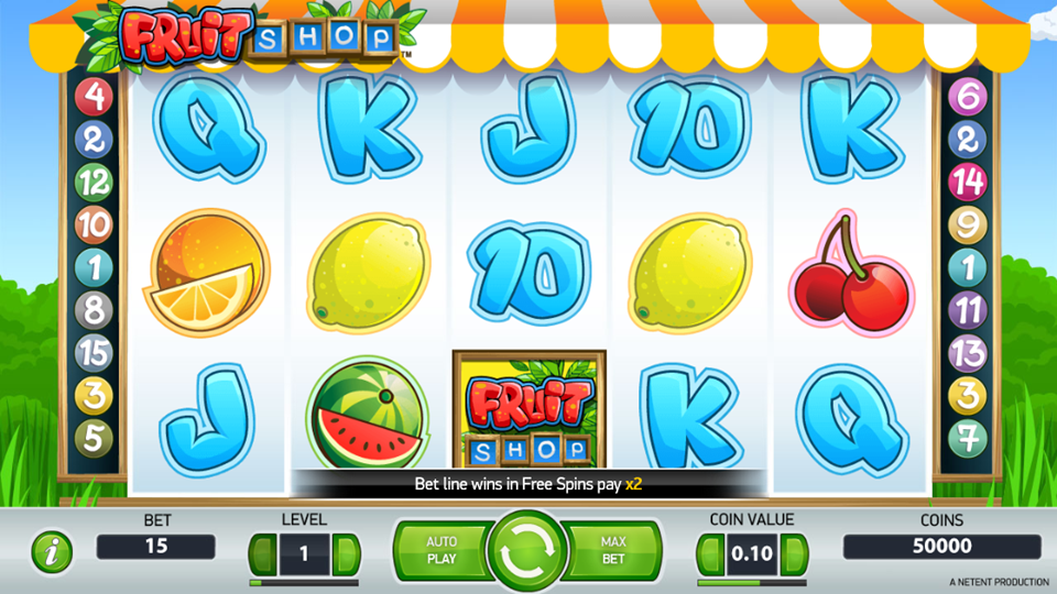 NetEnt Fruit Shop Slot Review