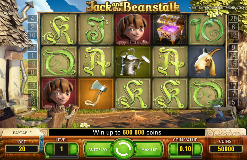 NetEnt Jack and the Beanstalk Slot Review