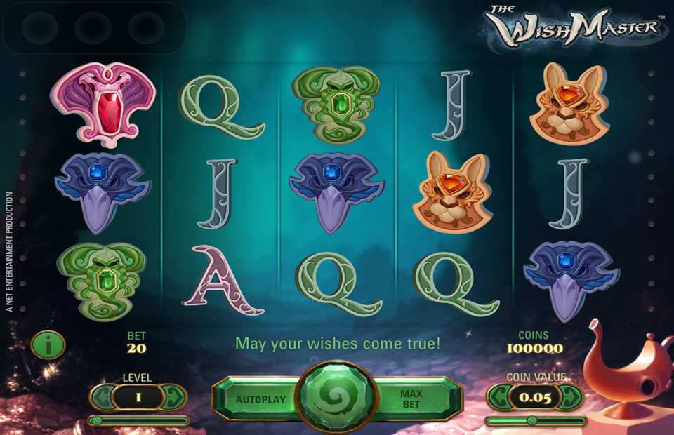 NetEnt The Wish Master Slot Review