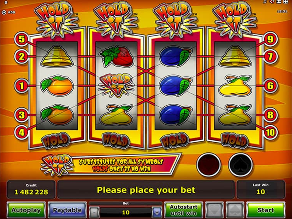 Novomatic Hold it Casino Slot Review