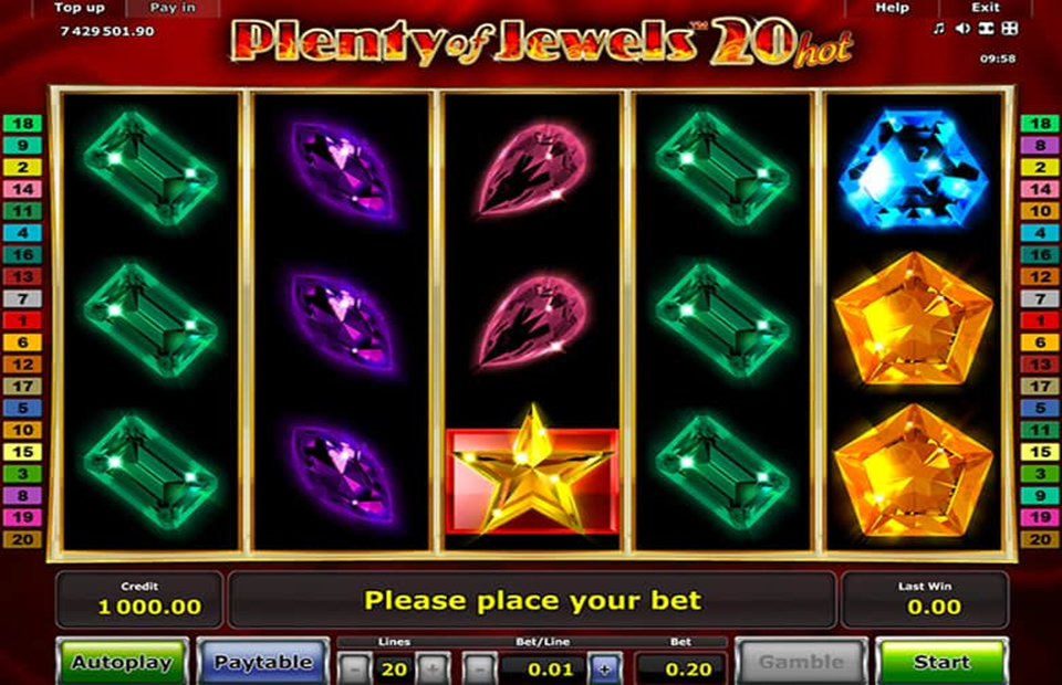 Novomatic Plenty of Jewels 20 Hot Slot Review