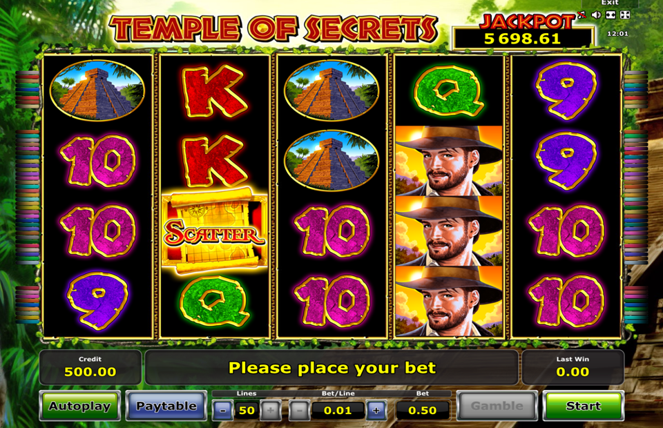 Novomatic Temple of the Secrets Slot Review
