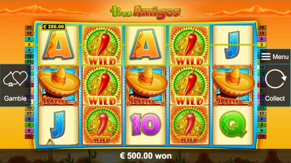 Novomatic Tres Amigos Slot Review