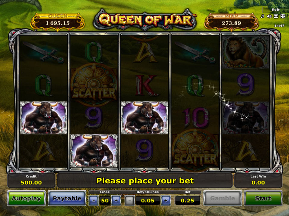 Novomatic Zenia Queen of War Slot Review