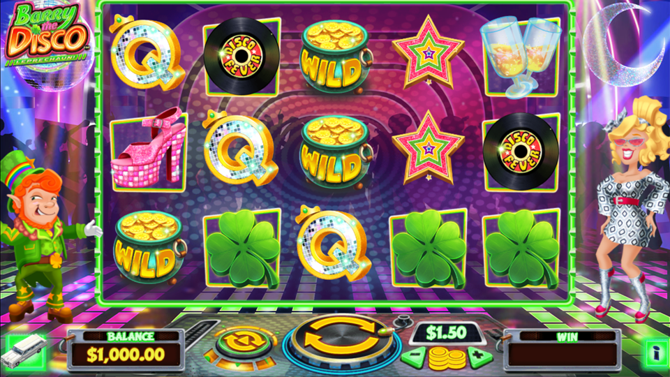 Pirates Gold Studio Barry the Disco Leprechaun Slot Review