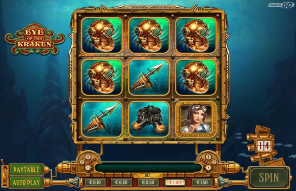 Play’n Go Eye of the Kraken Slot Review