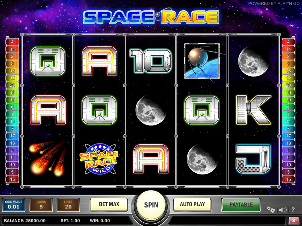 Space Race Slot Review - Free Play & Download | April 2019