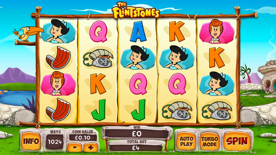 Playtech The Flintstones Slot Review